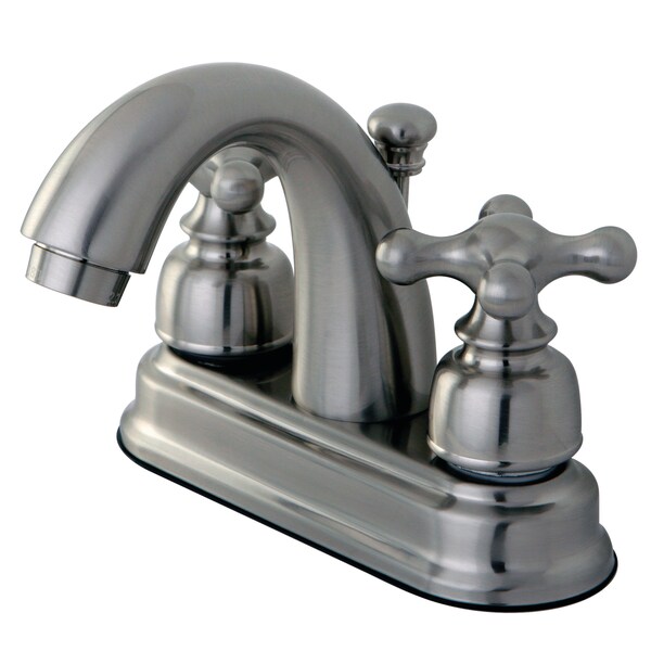 Kingston Brass 4" Centerset Bathroom Faucet, Brushed Nickel KB5618AX - main